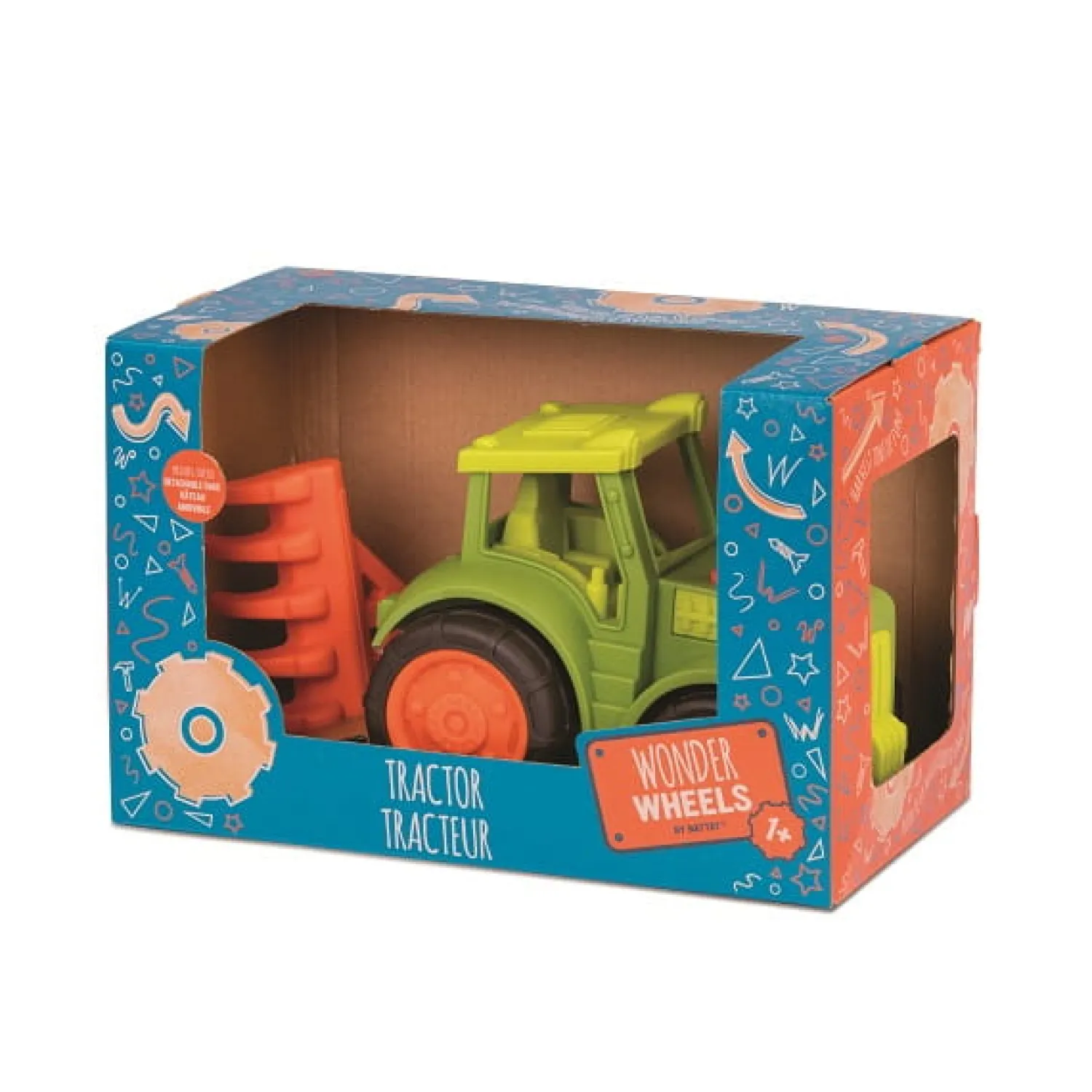 Wonder Wheels TRAKTOR z BRONĄ – Tractor