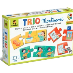 Ludattica TRIO Montessori - gra-układanka - CIĄGI LOGICZNE