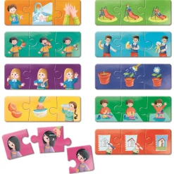 Ludattica TRIO Montessori - gra-układanka - CIĄGI LOGICZNE