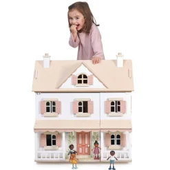 Tender Leaf Toys Trzypiętrowy domek w stylu kolonialnym
