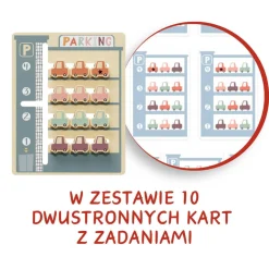 TOPBRIGHT Układanka logiczna dla dzieci Parking, 3+