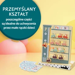 TOPBRIGHT Układanka logiczna dla dzieci Parking, 3+
