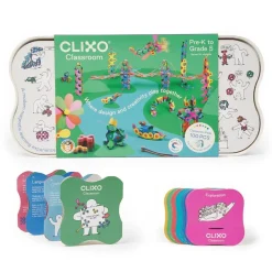 CLIXO Układanka magnetyczna Classroom Pack, 100 elementów