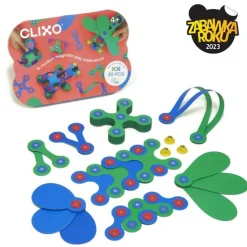 CLIXO Układanka magnetyczna Crew Pack, zielono-niebieska