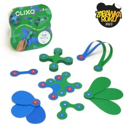 CLIXO Układanka magnetyczna Itsy, zielono-niebieska
