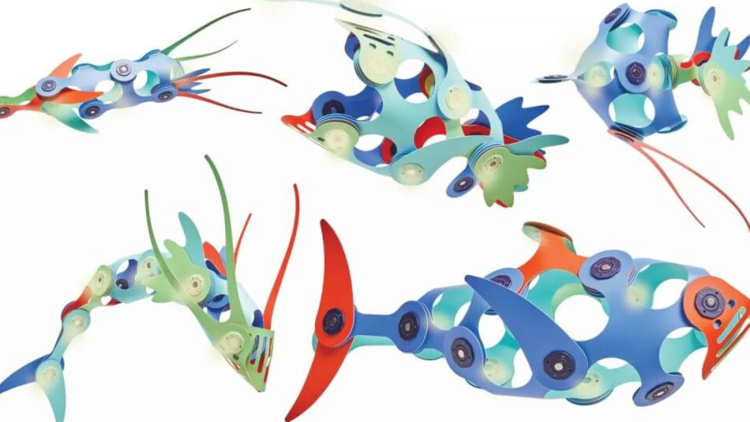 CLIXO Układanka magnetyczna Ocean Creatures