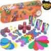 CLIXO Układanka magnetyczna Super Rainbow, 60 elementy