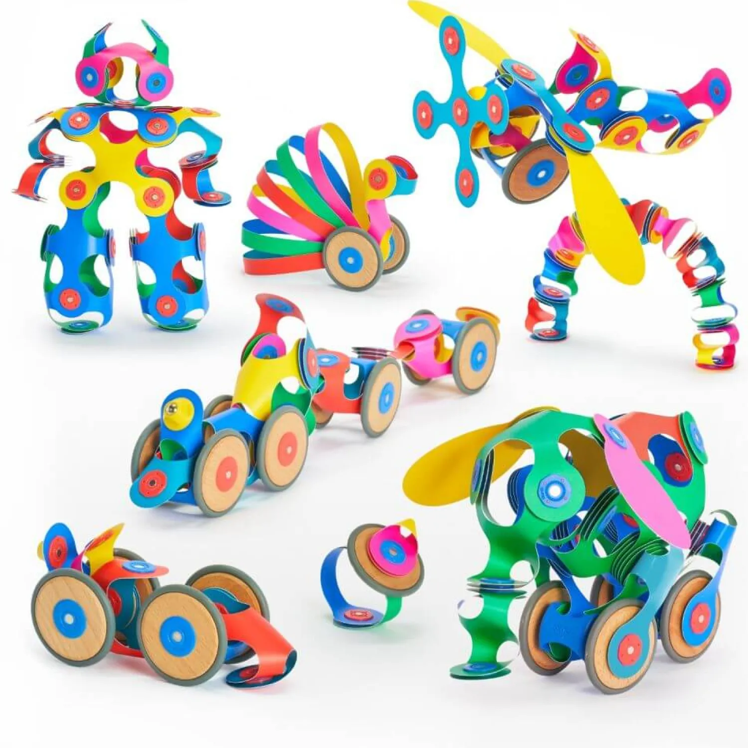CLIXO Układanka magnetyczna Wheel Creator Pack