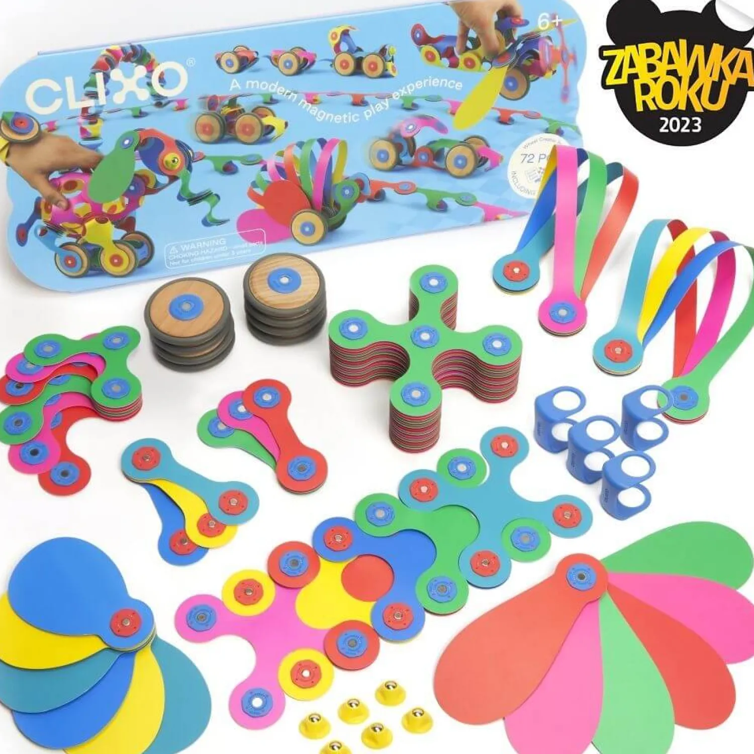 CLIXO Układanka magnetyczna Wheel Creator Pack