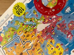 Ludattica USZKODZONE OPAKOWANIE: DETECTIVE PUZZLE - puzzle, gra detektywistyczna - MAPA EUROPY