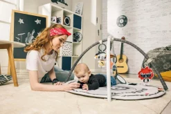 Dzieci Tiny Love USZKODZONE OPAKOWANIE: Gimnastyka, mata edukacyjna z pałąkami - Tiny Rockers