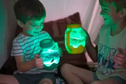 Dzieci Glo Pals USZKODZONE OPAKOWANIE: Słoik sensoryczny do napełnienia wodą - żółty