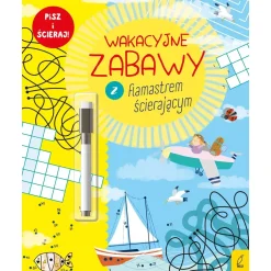Wydawnictwo Wilga Wakacyjne zabawy z flamastrem ścierającym