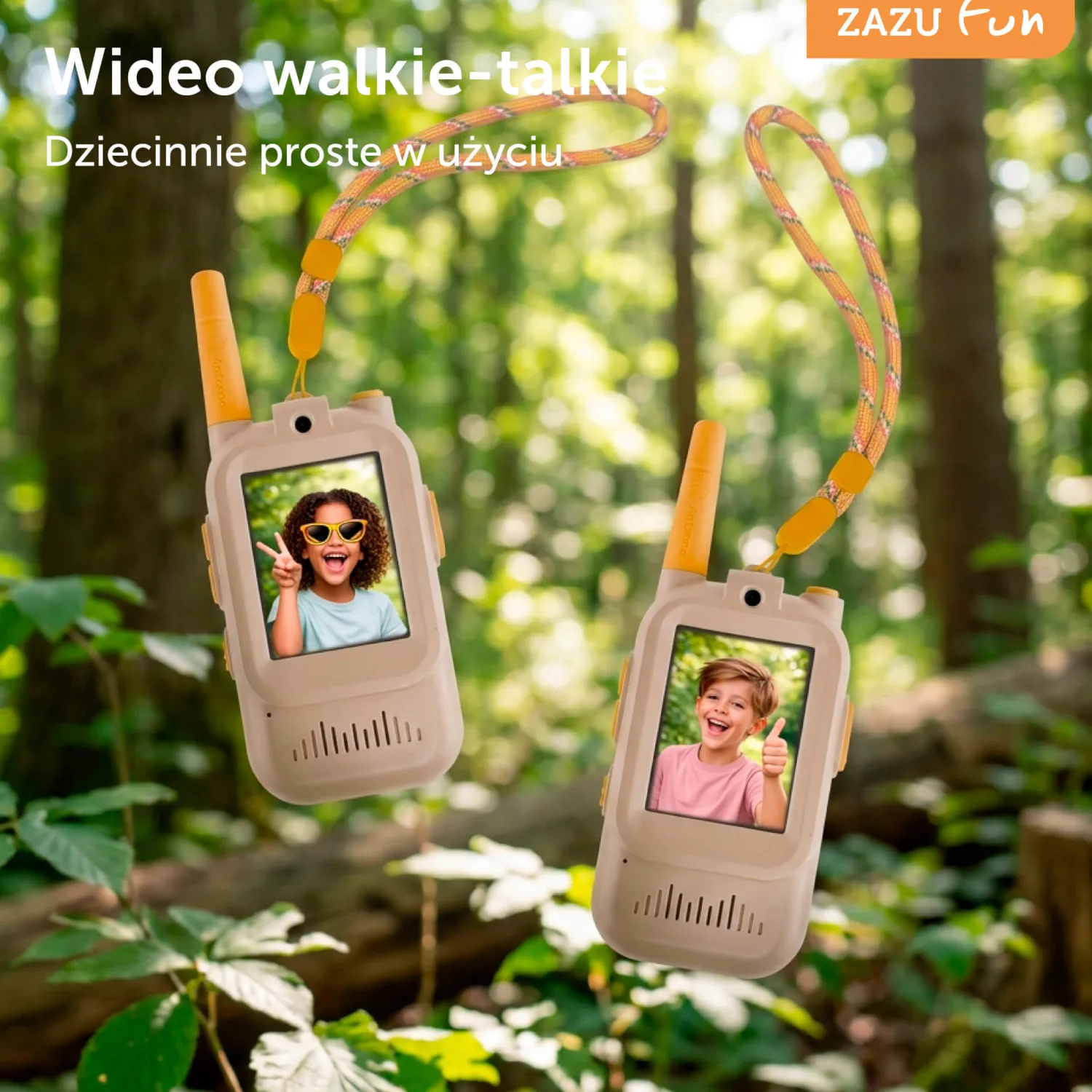 Zazu Walkie Talkie Fun Video - Beige