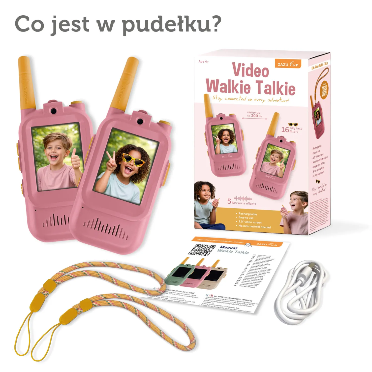Zazu Walkie Talkie Fun Video - Pink