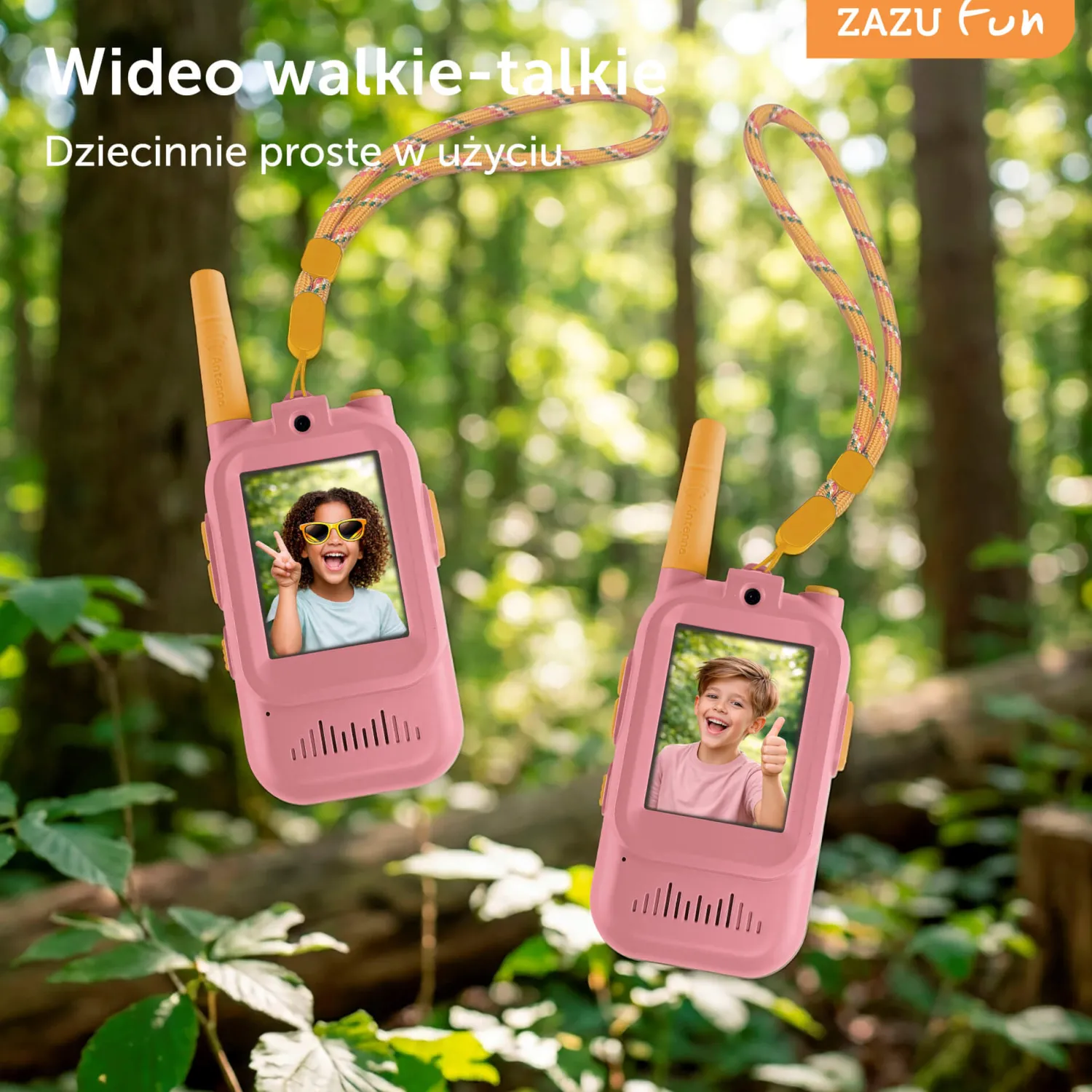 Zazu Walkie Talkie Fun Video - Pink