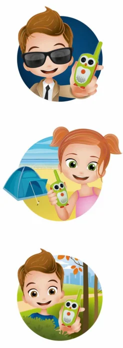 Buki WALKIE-TALKIE JUNIOR zasięg 2 km