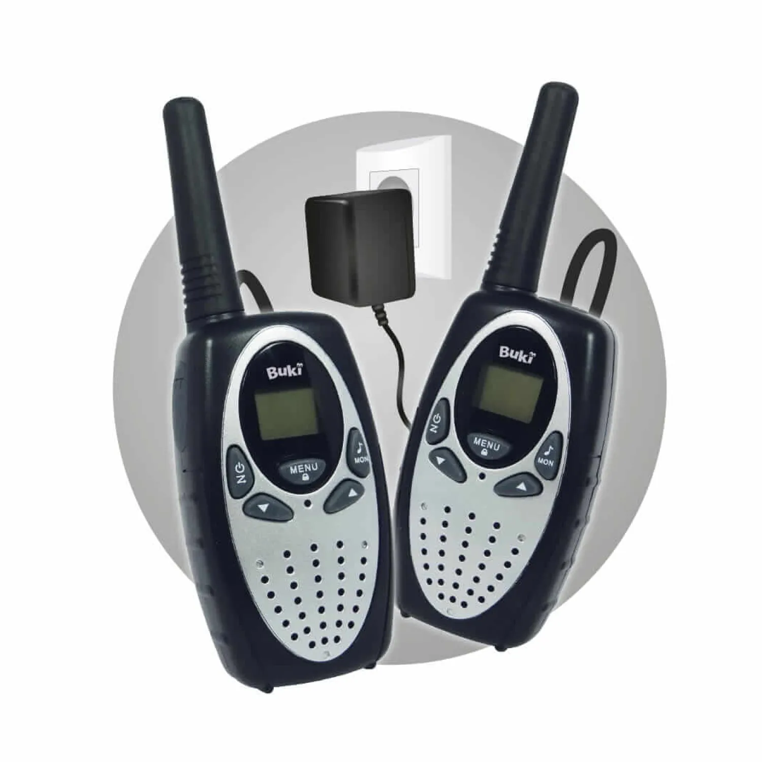 Buki WALKIE-TALKIE z akumulatorem - zasięg 4 km