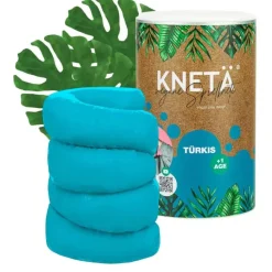 KNETA Wegańska masa plastyczna w puszce XXL, 1kg - turkusowa