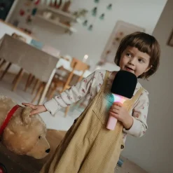 Kidywolf Świecący mikrofon KIDYMIC - różowy