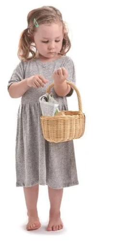 Tender Leaf Toys Wiklinowy koszyk z zestawem piknikowym