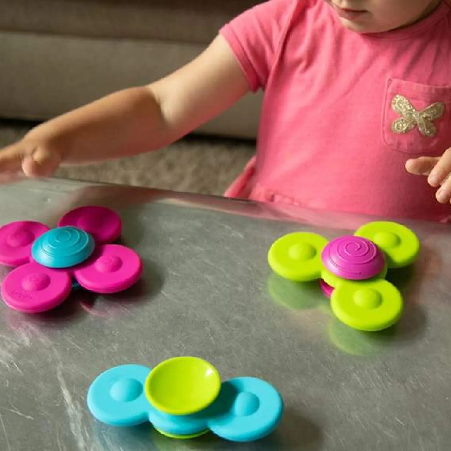 Fat Brain Toys Wirujące Przyssawki Whirly Squigz