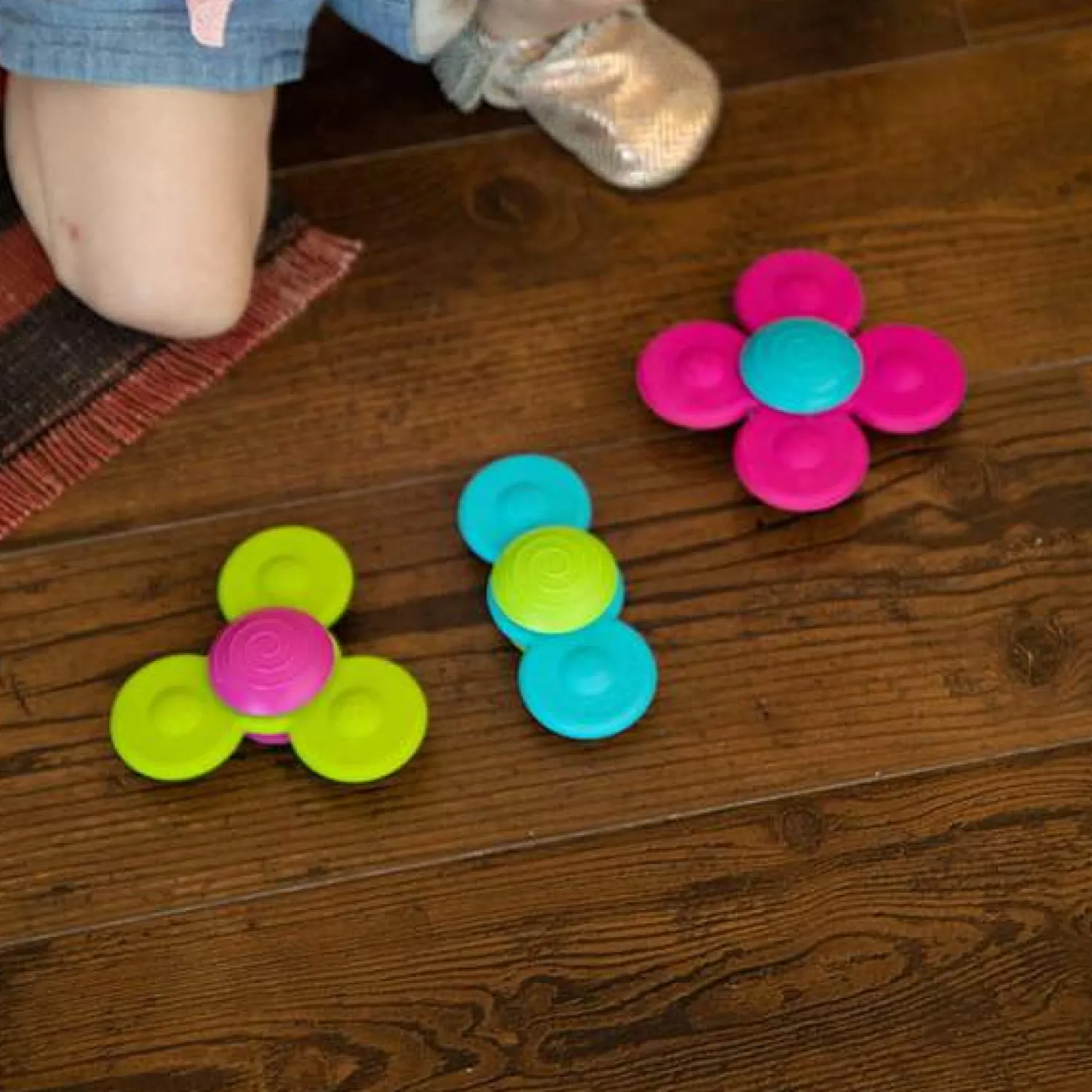 Fat Brain Toys Wirujące Przyssawki Whirly Squigz
