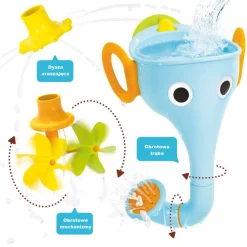 Yookidoo Zabawka do Wanny Słoń FunEleFun Blue