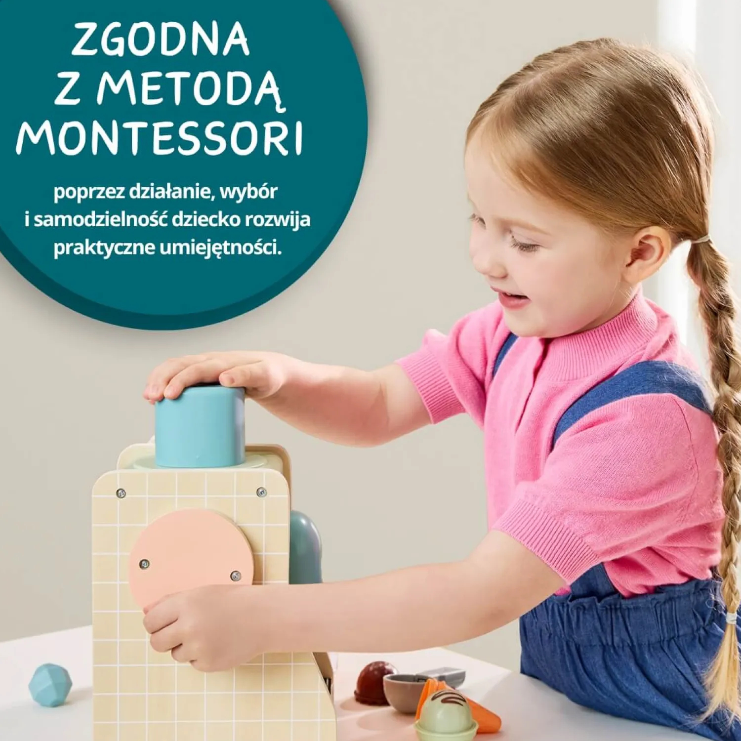 TOPBRIGHT Zabawka edukacyjna duża lodziarnia 3+