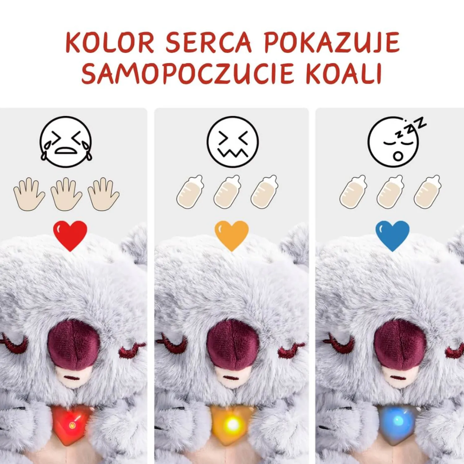 TOPBRIGHT Zabawka interaktywna Baby Koala, 3+
