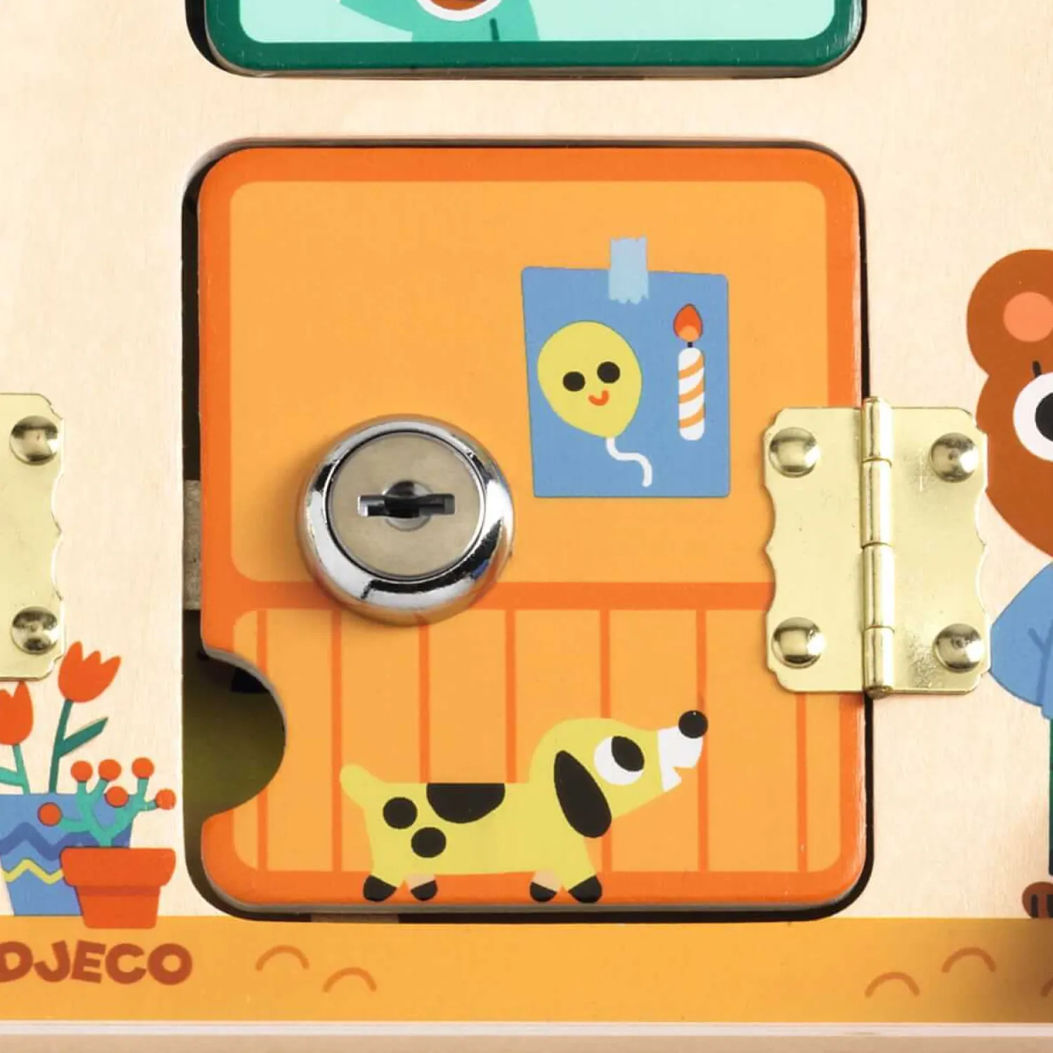 Djeco Zabawka manualna domek CABANALOCK