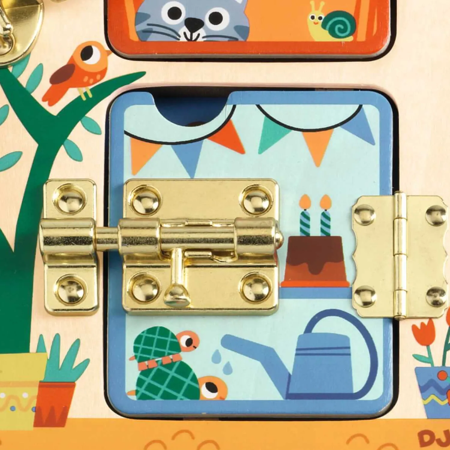 Djeco Zabawka manualna domek CABANALOCK