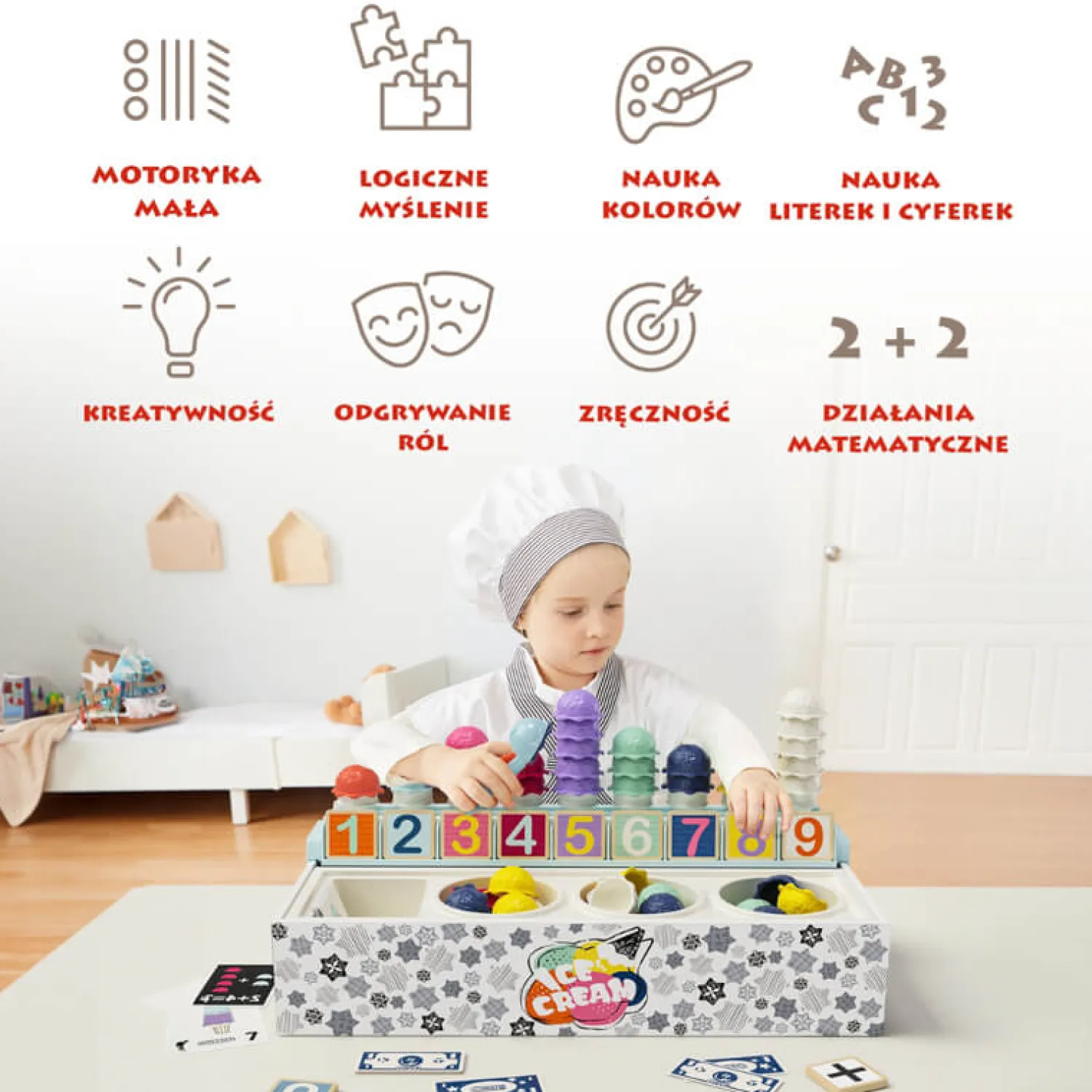 TOPBRIGHT Zabawka matematyczna Lodziarnia, 2+