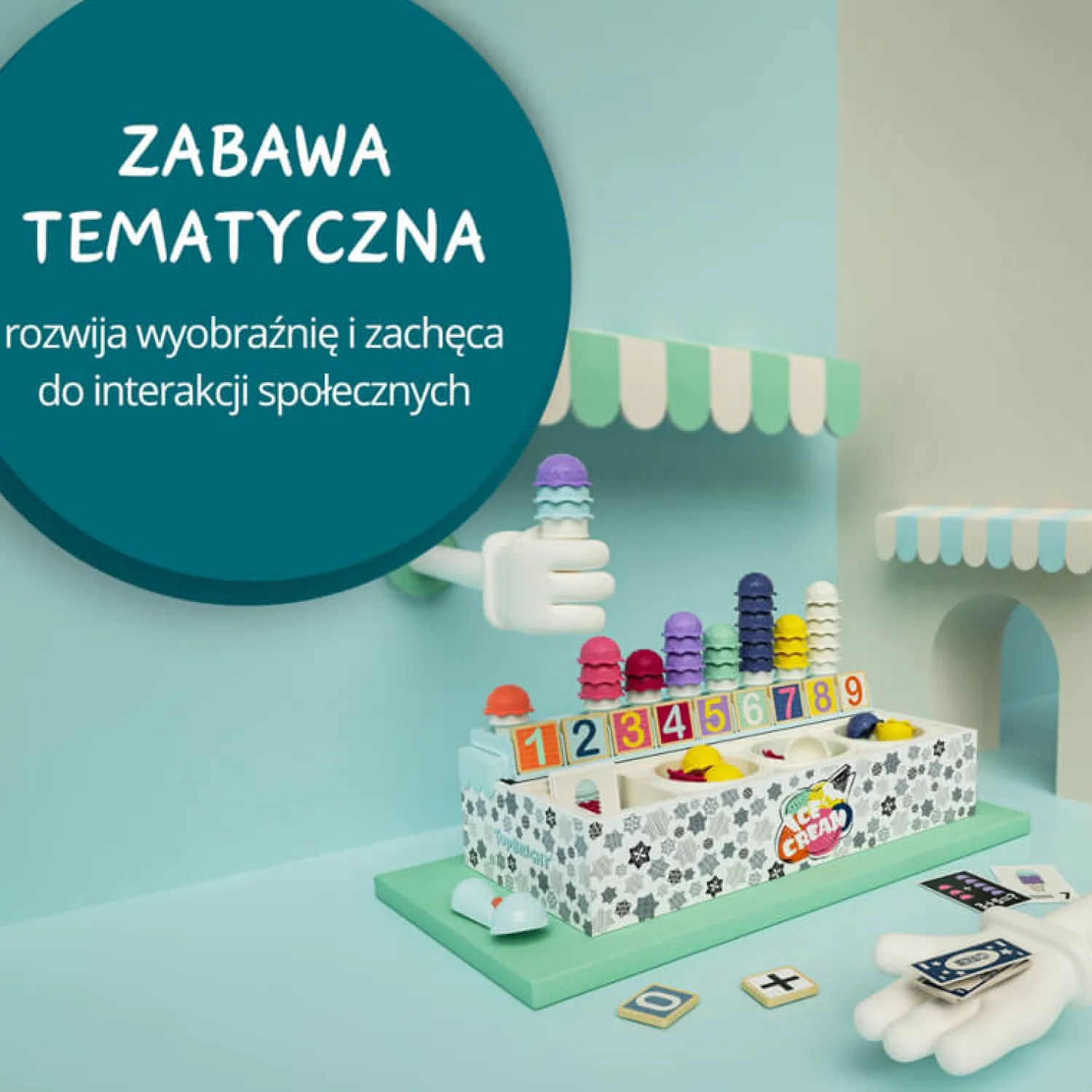 TOPBRIGHT Zabawka matematyczna Lodziarnia, 2+