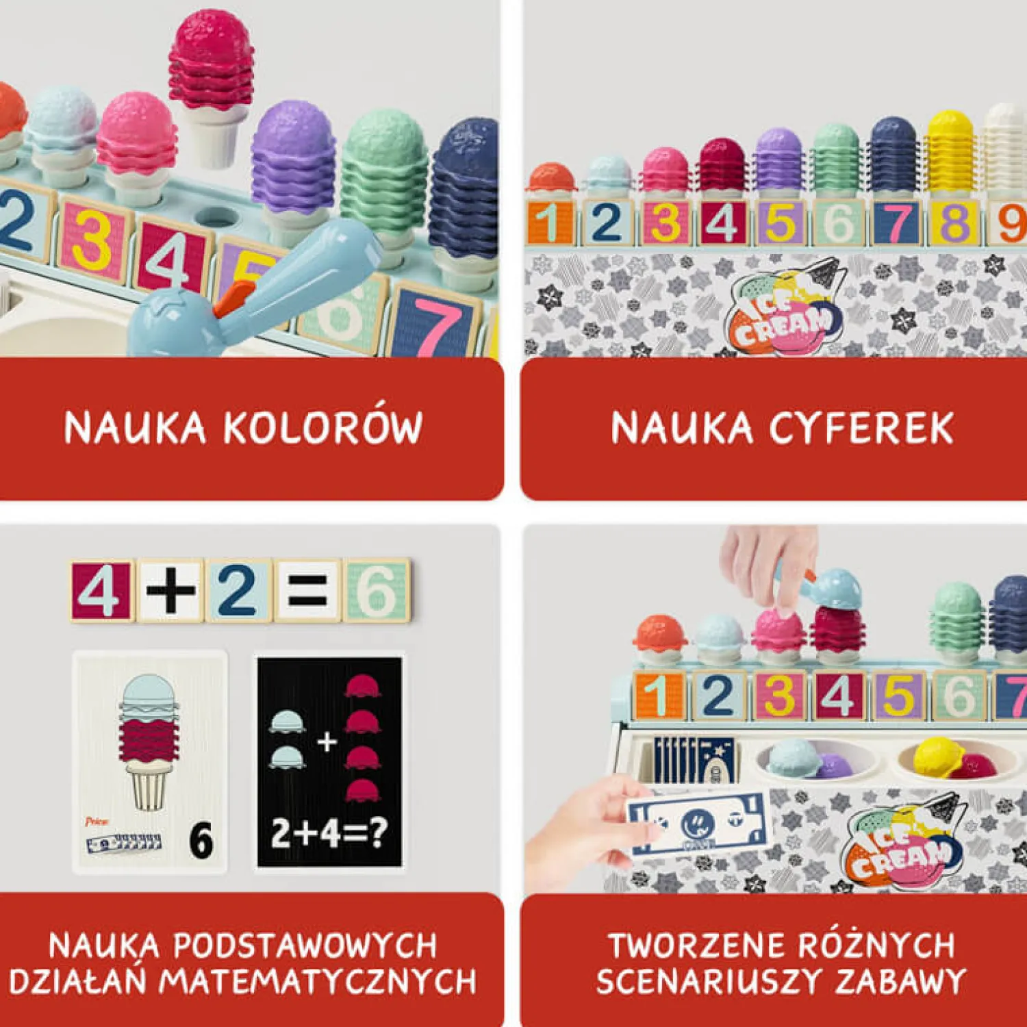 TOPBRIGHT Zabawka matematyczna Lodziarnia, 2+