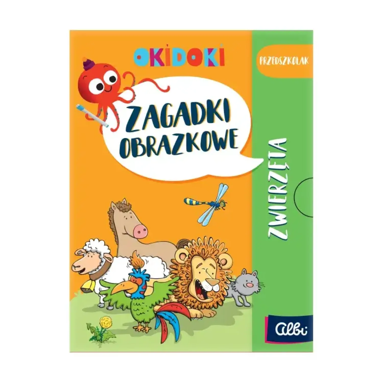 Albi Zagadki obrazkowe. OKIDOKI Zwierzęta 3+