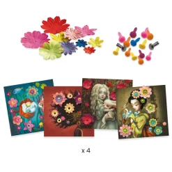 Djeco Zestaw artystyczny 3D - ROCK'N ROSEN