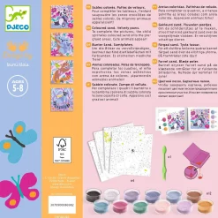 Djeco Zestaw artystyczny malowanie piaskami PASTELE