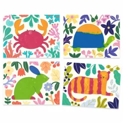 Djeco Zestaw artystyczny malowanie palcami OCEAN 18m+