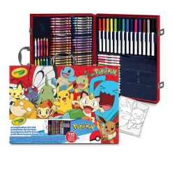 Crayola Zestaw artystyczny w walizce 115 el. Pokemon 5+