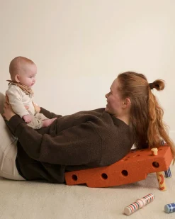 MODU Zestaw baby activity set - Burnt Orange, Dusty Green