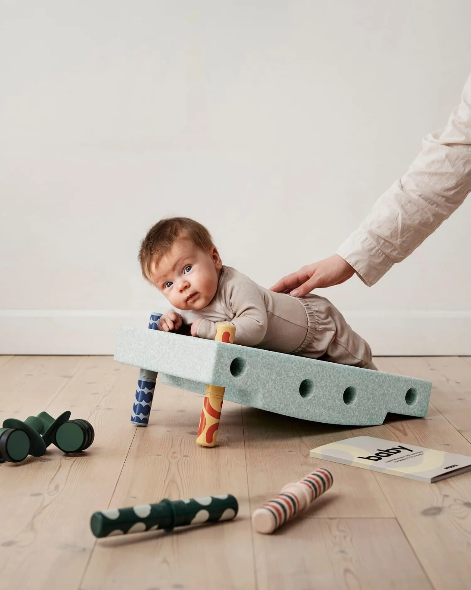 MODU Zestaw baby activity set - Ocean Mint, Forest Green