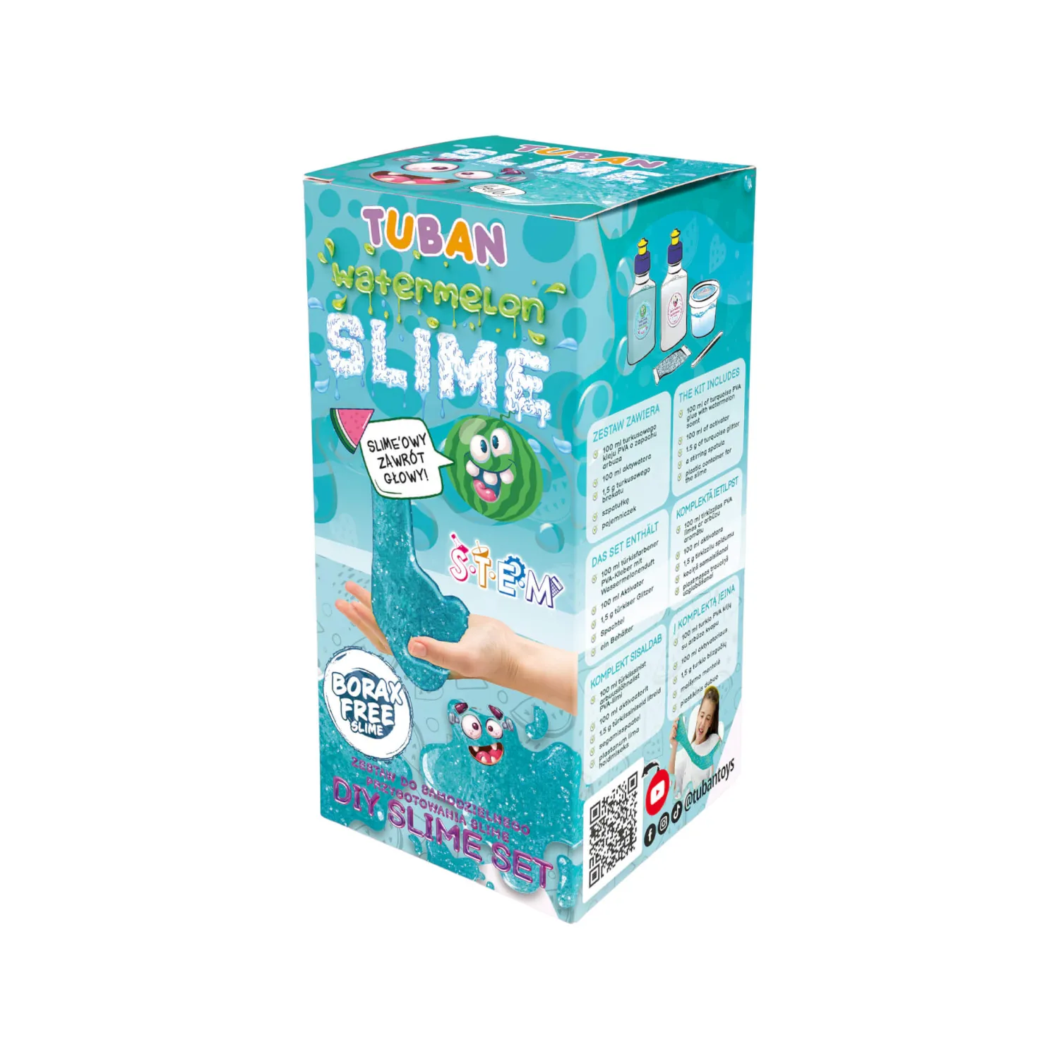 Tuban Zestaw DIY Slime - arbuz