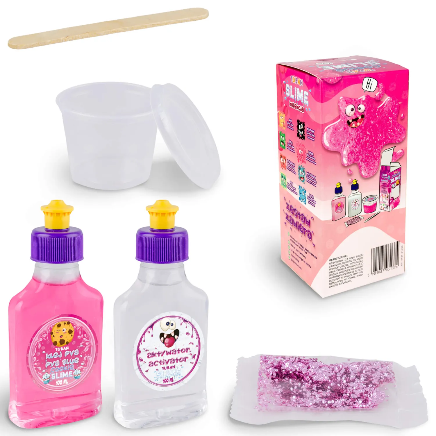 Tuban Zestaw DIY Slime - ciasteczko
