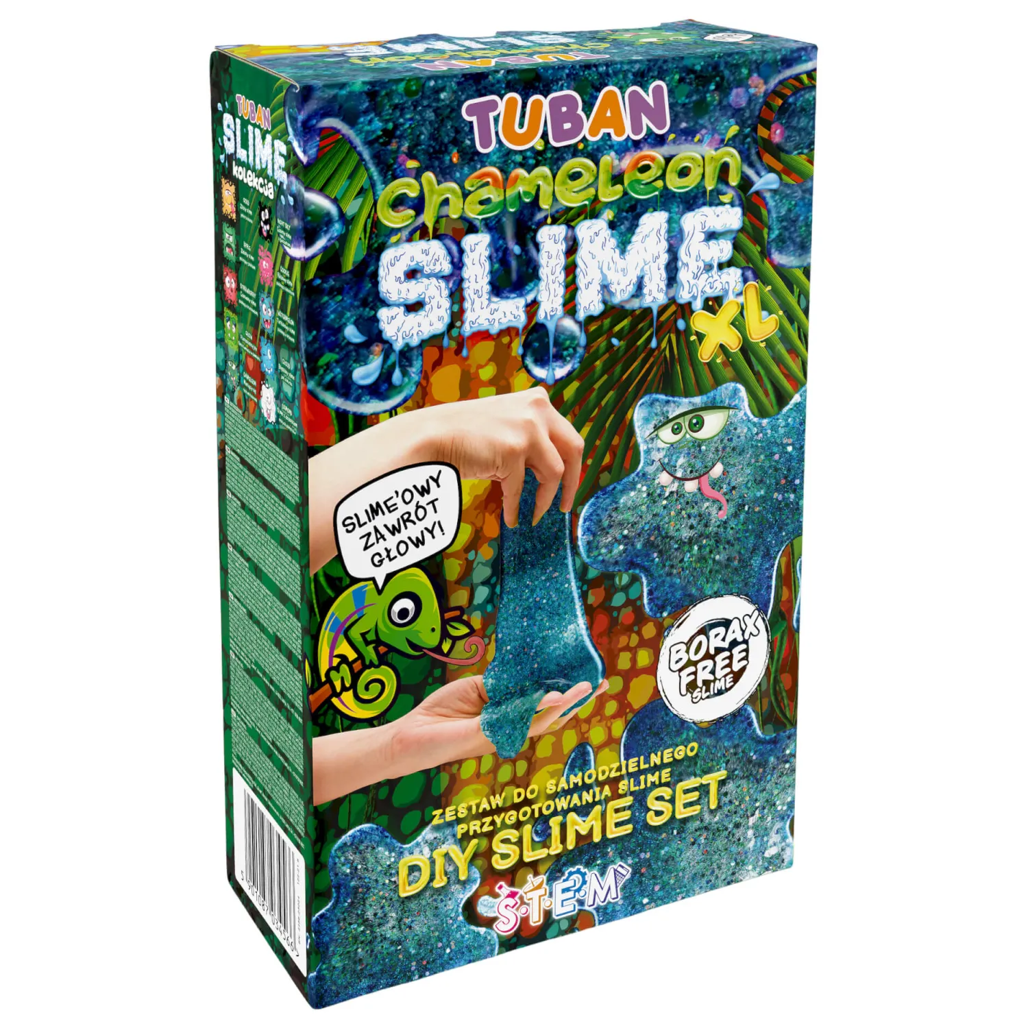Tuban Zestaw DIY Slime - kameleon XL