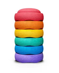 Stapelstein® Zestaw do balansowania Original Mini - Rainbow Classic, 6el.