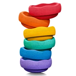 Stapelstein® Zestaw do balansowania Original Mini - Rainbow Classic, 6el.