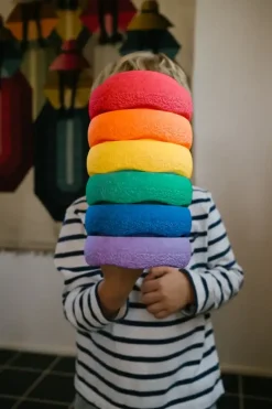 Stapelstein® Zestaw do balansowania Original Mini - Rainbow Classic, 6el.