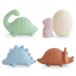 Mushie Zestaw do Kąpieli - Dino 5-pack