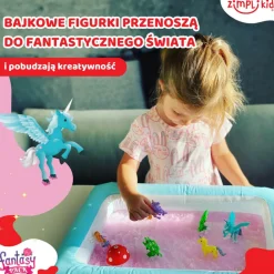 Zimpli Kids Zestaw do tworzenia gelli z figurkami i tacą Gelli Worlds Fantasy Pack 3+